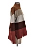 Olive and Oak Color Block Brown Turtleneck Sweater Size S - photo 4
