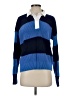 Lands' End 100% Cotton Color Block Blue Pullover Sweater Size S - photo 1