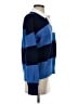 Lands' End 100% Cotton Color Block Blue Pullover Sweater Size S - photo 4