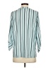 Adrienne Vittadini Stripes Blue 3/4 Sleeve Blouse Size S - photo 2