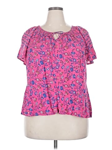 Lane Bryant Short Sleeve Blouse (view 1)