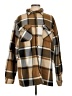 Assorted Brands 100% Polyester Plaid Brown Fleece Size L - photo 1
