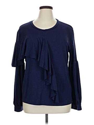 Halogen Long Sleeve Top (view 1)