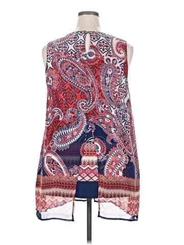 Roz & Ali Sleeveless Blouse (view 2)