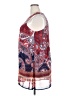 Roz & Ali 100% Polyester Red Sleeveless Blouse Size 2X - photo 5