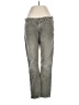 Current/Elliott Chevron-herringbone Silver Jeans Size 26 waist - photo 1