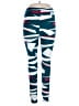 Lularoe Graphic Blue Leggings Size 1X (Tall & Curvy) - photo 1