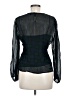 J.Crew 100% Polyester Black Long Sleeve Blouse Size 6 - photo 2