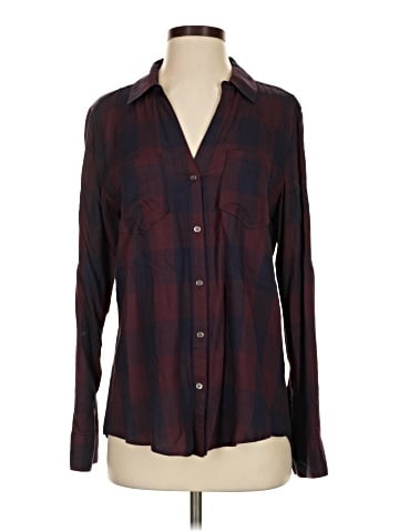 Tinsel Long Sleeve Button-Down Shirt (view 1)