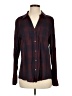 Tinsel 100% Rayon Plaid Burgundy Long Sleeve Button-Down Shirt Size S - photo 1