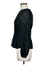 J.Crew 100% Polyester Black Long Sleeve Blouse Size 6 - photo 5