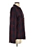 Tinsel 100% Rayon Plaid Burgundy Long Sleeve Button-Down Shirt Size S - photo 4