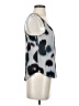 ALLSAINTS 100% Silk Silver Sleeveless Top Size 4 - photo 4