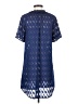 Ella Moss 100% Polyester Blue Short Sleeve Blouse Size S - photo 2