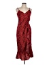 Bardot 100% Polyester Animal Print Red Cocktail Dress Size 10 - photo 1