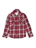 Appaman 100% Cotton Plaid Red Long Sleeve Button-Down Shirt Size 6 - photo 1