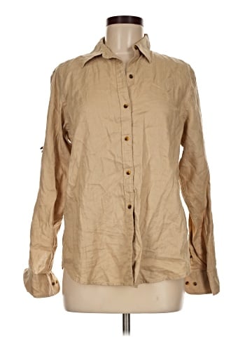 Lauren by Ralph Lauren Long Sleeve Button-Down Shirt (view 1)