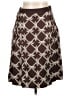 Vineyard Vines 100% Silk Argyle Brown Silk Skirt Size 4 - photo 1