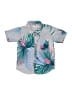 Billabong 100% Cotton Tropical Gray Short Sleeve Button-Down Shirt Size 5 - photo 1