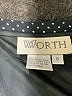 Worth 100% Silk Polka Dots Black Silk Skirt Size 8 - photo 4