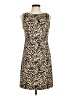 AGB Animal Print Brown Casual Dress Size 6 - photo 1