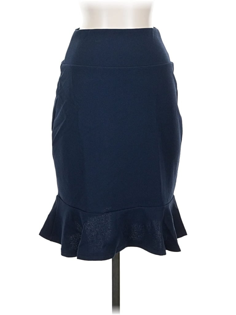 Pre-owned Agnes & Dora Formal Skirt In Blue