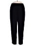 Talbots 100% Polyester Solid Black Track Pants Size 14 - photo 1