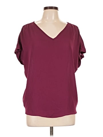 Ann Taylor LOFT Outlet Short Sleeve Blouse (view 1)