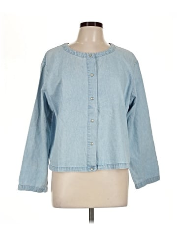 Newport News 3/4 Sleeve Button-Down Shirt (view 1)