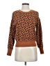 Madewell 100% Cotton Polka Dots Brown Pullover Sweater Size XS - photo 1