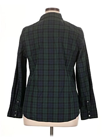 J.Crew Factory Store Long Sleeve Button-Down Shirt (view 2)