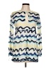 Moschino Mare Blue Long Sleeve Blouse Size L - photo 1