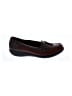 Clarks Burgundy Flats Size 10 - photo 1