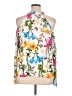 INC International Concepts 100% Polyester Floral Ivory Sleeveless Blouse Size XL - photo 2