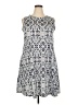 Unbranded 100% Polyester Paisley Blue Casual Dress Size XXL/2XL - photo 1