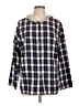 My Story Purple Long Sleeve Button-Down Shirt Size L - photo 1