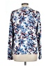 Lands' End 100% Cotton Floral Blue Pullover Sweater Size L (tall) - photo 2