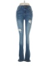 YMI Hearts Blue Jeans Size 7 - photo 1