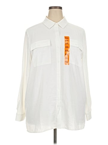 Hilary Radley Long Sleeve Button-Down Shirt (view 1)
