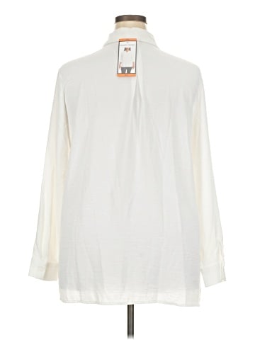 Hilary Radley Long Sleeve Button-Down Shirt (view 2)