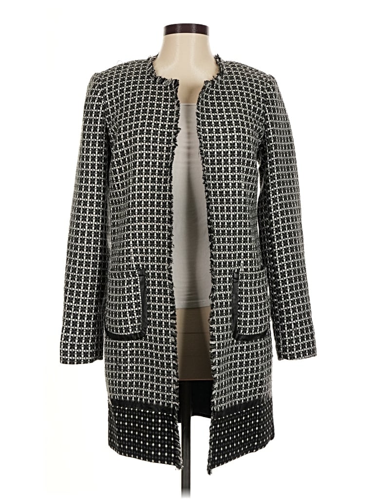 Pre-owned Laundry By Shelli Segal Coat In Gray