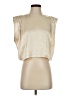 ASTR The Label 100% Polyester Metallic Gold Sleeveless Blouse Size XS - photo 1