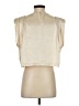 ASTR The Label 100% Polyester Metallic Gold Sleeveless Blouse Size XS - photo 2