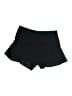 Aqua 100% Rayon Solid Black Shorts Size M - photo 1
