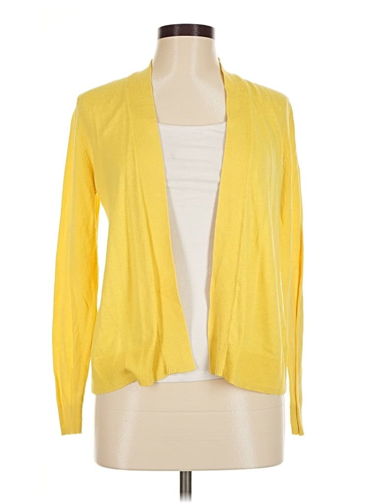 Pre-owned Old Navy Cardigan Sweater In Yellow