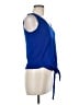 Peruvian Connection Blue Sleeveless Top Size M - photo 4