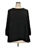 DR2 100% Polyester Black 3/4 Sleeve Blouse Size 2X - photo 1