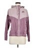Nike 100% Polyester Color Block Purple Windbreaker Size M - photo 1