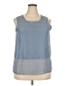 Unbranded Blue Sleeveless T-Shirt Size XXL (estimated) - photo 1