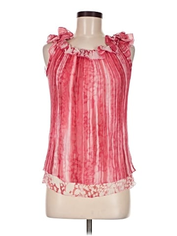 Elie Tahari Sleeveless Silk Top (view 1)